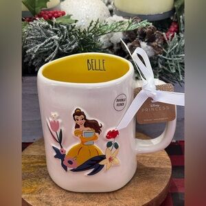 📚SOLD 📚Brand NEW w/Tags Rae Dunn Disney I’D RATHER BE READING Double Sided Mug